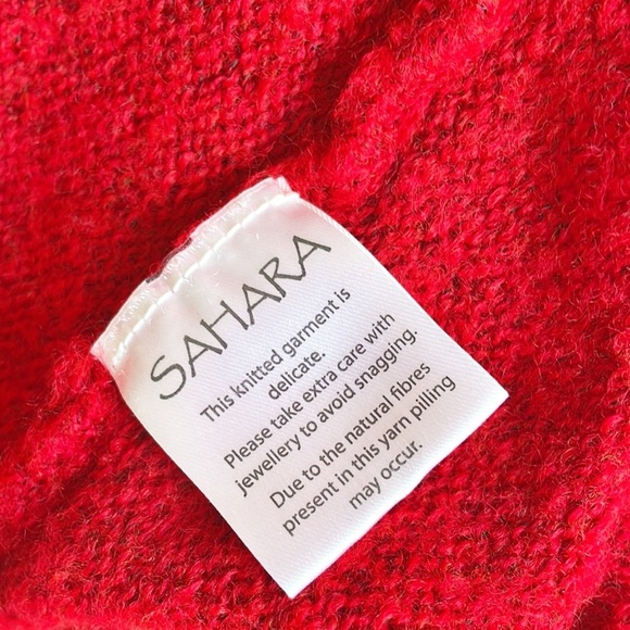 Sahara Red Cozy‎ Knit Sweater - Picture 8 of 9
